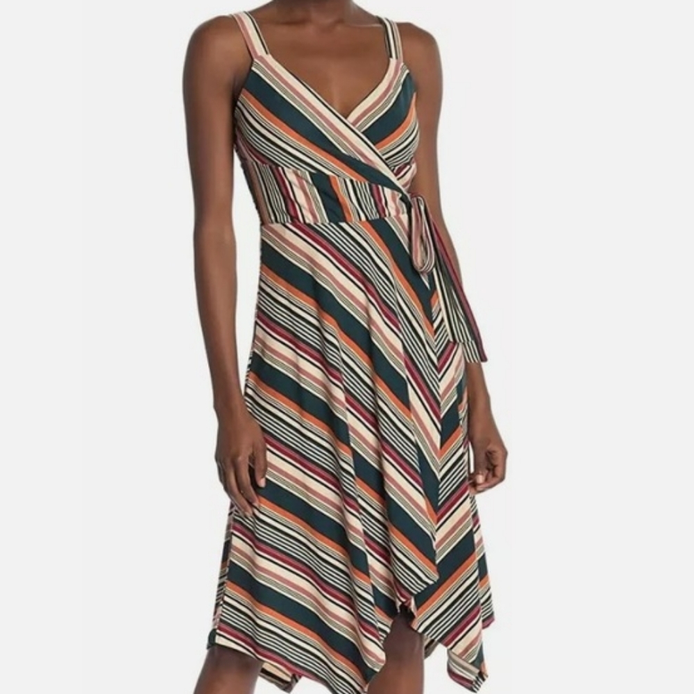 Asymmetrical Wrap Dress